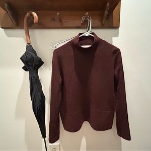 Everlane Burgundy Turtleneck Sweater XS